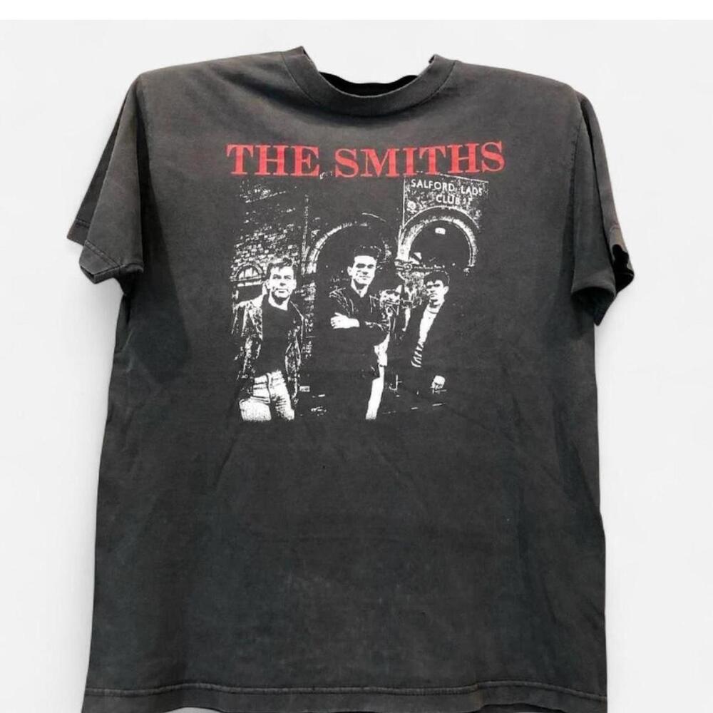 Black 90S The Smiths Band T-Shirt